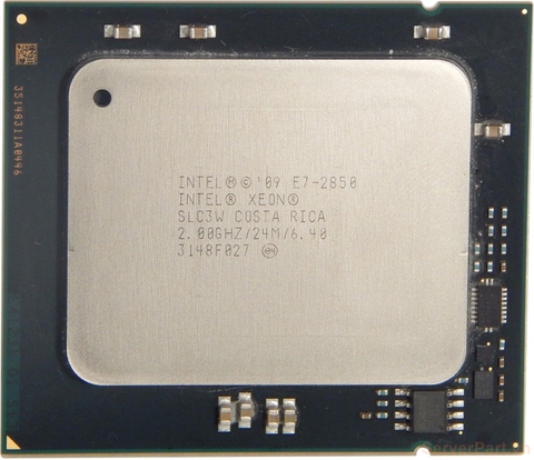 10860 Bộ xử lý CPU E7-2850 (24M Cache, 2.00 GHz, 6.40 GT s) 10 cores 20 threads / socket 1567