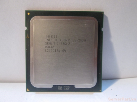 10873 Bộ xử lý CPU E5-2430 (15M Cache, 2.20 GHz, 7.20 GT s) 6 cores 12 threads / socket 1356