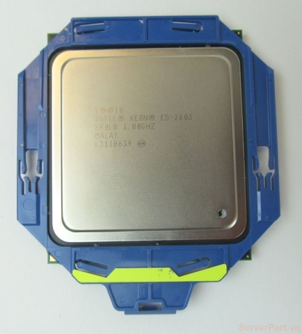10876 Bộ xử lý CPU E5-2603 (10M Cache, 1.80 GHz, 6.40 GT s) 4 cores 4 threads / socket 2011
