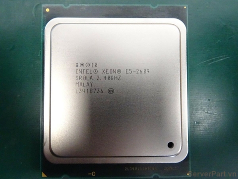 10877 Bộ xử lý CPU E5-2609 (10M Cache, 2.40 GHz, 6.40 GT s) 4 cores 4 threads / socket 2011