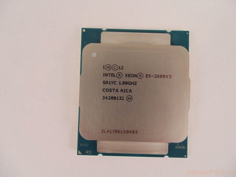 10879 Bộ xử lý CPU E5-2609 v3 (15M Cache, 1.90 GHz, 6.40 GT s) 6 cores 6 threads / socket 2011-3