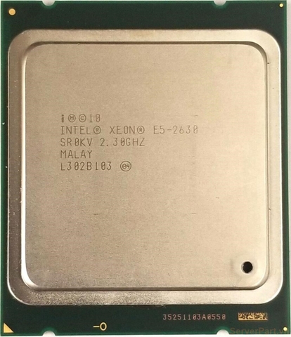 10882 Bộ xử lý CPU E5-2630 (15M Cache, 2.30 GHz, 7.20 GT s) 6 cores 12 threads / socket 2011