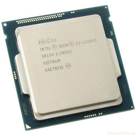 10892 Bộ xử lý CPU E3-1220 v3 (8M Cache, 3.10 GHz, 5.00 GT s) 4 cores 4 threads / socket 1150