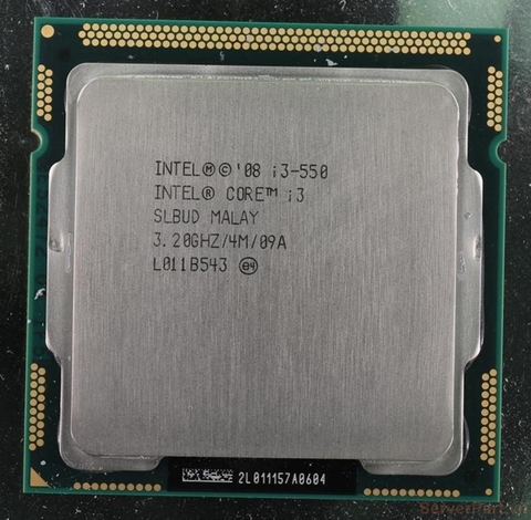 10965 Bộ xử lý CPU i3-550 (4M Cache, 3.20 GHz) 2 cores 4 threads / socket 1156