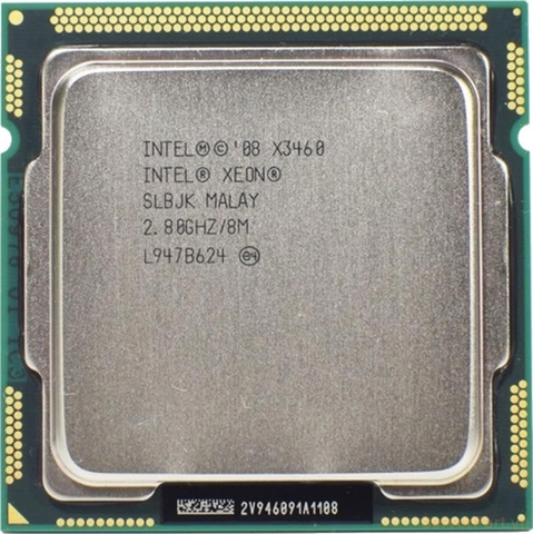 10971 Bộ xử lý CPU X3460 (8M Cache, 2.80 GHz) 4 cores 8 threads / socket 1156