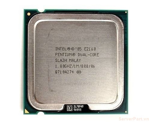 10972 Bộ xử lý CPU E2160 (1M Cache, 1.80 GHz, 800 MHz FSB) 2 cores threads / socket 775