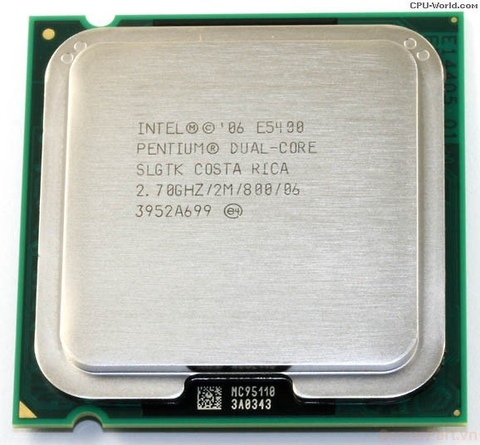 10978 Bộ xử lý CPU E5400 (2M Cache, 2.70 GHz, 800 MHz FSB) 2 cores threads / socket 775