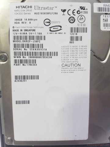 11192 Ổ cứng HDD fc Hitachi 300gb 10k 3.5