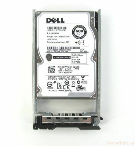 11303 Ổ cứng HDD sas Dell 600gb 10k 2.5