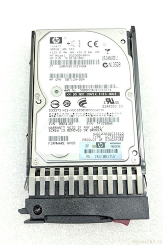 11364 Ổ cứng HDD sas HP 300gb 10k 2.5