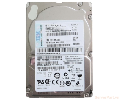 11467 Ổ cứng HDD sas IBM 600gb 10k 2.5