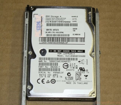 11468 Ổ cứng HDD sas IBM 600gb 10k 2.5