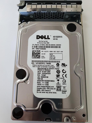 11552 Ổ cứng HDD sata Dell 1tb 7.2k 3.5