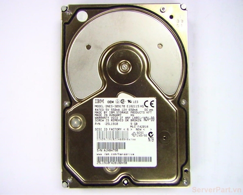 11634 Ổ cứng HDD scsi 68 pin IBM 9.1gb 7.2k 3.5