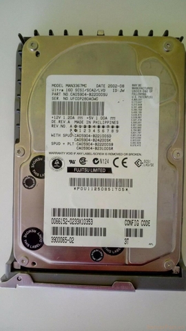 11655 Ổ cứng HDD scsi 80 pin Fujitsu 36gb 10k 3.5