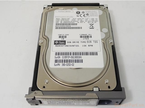 11711 Ổ cứng HDD scsi 80 pin SUN 72gb 10k 3.5