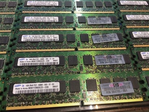 13190 Bộ nhớ Ram 1gb 2Rx8 PC2-5300E HP 384705-051 Elpida