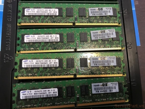13243 Bộ nhớ Ram 2gb 2Rx8 PC2-6400E HP 460277-001 444909-061 450260-B21 Hynix