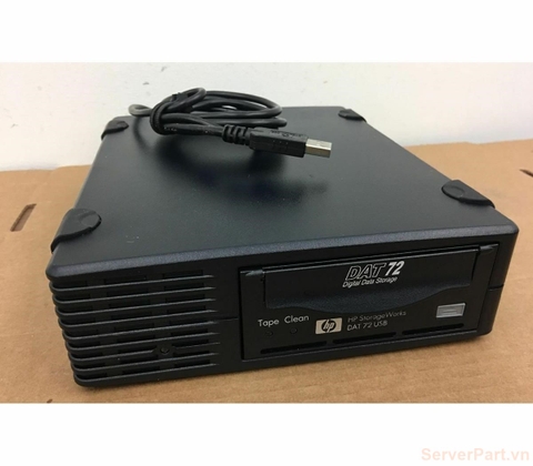 13512 Ổ đọc băng từ Tape Drive usb DAT72 HP external HH DW027A HU10717EGY