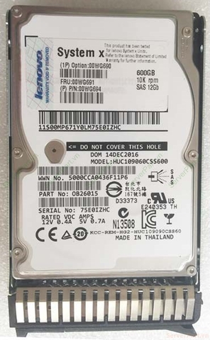 13762 Ổ cứng HDD sas IBM 600gb 10k 2.5