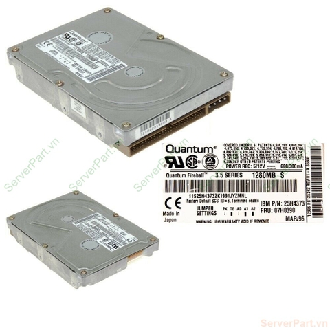 13839 Ổ cứng HDD scsi 50 pin IBM 1.2gb 50 pin 3.5