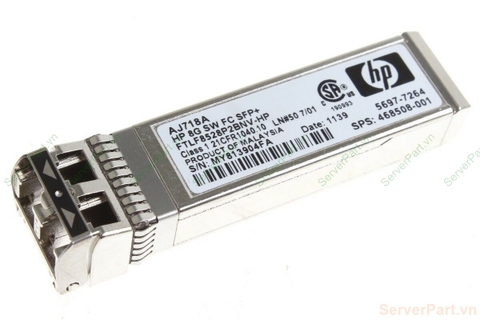 14610 Mô đun quang Module HP 8Gb FC SFP+ Transceiver 850nm AJ718A sp 468508-001 FTLF8528P2BNV-HP 5697-7264