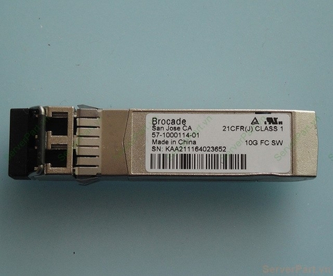 14639 Mô đun quang Module Brocade 10Gb FC SFP+ SWL Transceiver 850nm 57-1000114-01