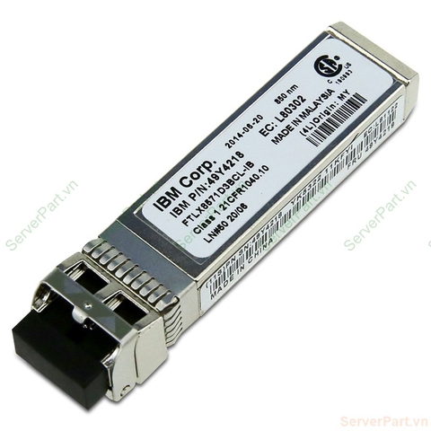 14643 Mô đun quang Module IBM 10Gb FC SFP+ Transceiver 850nm pn 49Y4218 fru 49Y4219
