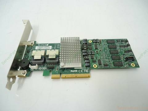 14750 Cạc Raid Card SAS Supermicro LSI 9260-8i 6G 2 port 8087 AOC-SAS2LP-H8IR