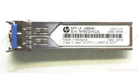 15260 Mô đun quang Module HP 1000Base-LX LH 1Gb FC SFP Transceiver SMF 1310nm 10km LC J4859C