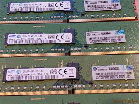15797 Bộ nhớ Ram HP 8gb 1Rx8 PC4-2400T-R pn 809080-091 819410-001 805347-B21 T9V39AA