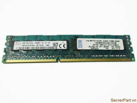 15800 Bộ nhớ Ram IBM Lenovo 4gb 1Rx4 PC3-14900 1866mhz fru 00D5022 pn 47J0218 opt 00D5020