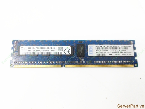 15801 Bộ nhớ Ram IBM Lenovo 8gb 1Rx4 PC3-14900 1866mhz fru 00D5034 pn 47J0221 opt 00D5032