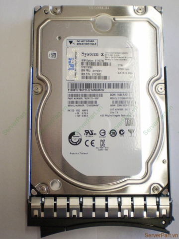 15847 Ổ cứng HDD sata IBM Lenovo 1TB 7.2K 3.5