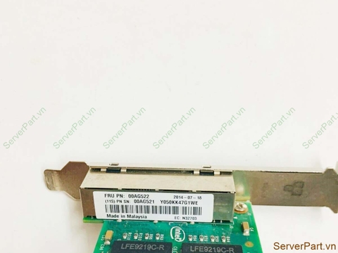 15872 Cạc mạng NIC IBM Lenovo Intel I350-T4 4xGbE BaseT Adapter fru 00AG522 pn 00AG521 opt 00AG520