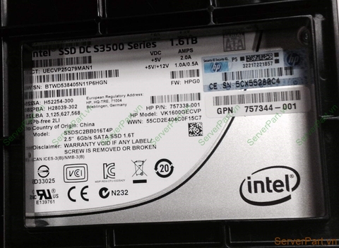 16033 Ổ cứng SSD SATA HP 1.6TB 3.5