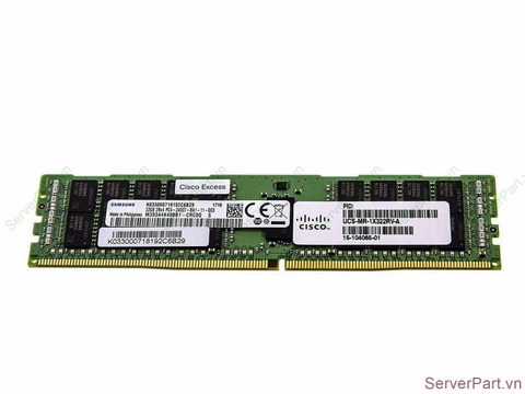 16758 Bộ nhớ Ram Cisco 32GB 2Rx4 PC4-2400T-R DDR4-2400-MHz RDIMM PC4-19200 UCS-MR-1X322RV-A 15-104065-01