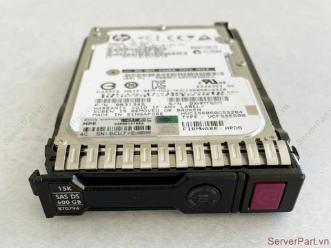 16890 Ổ cứng HDD SAS HP 600Gb 15K 2.5