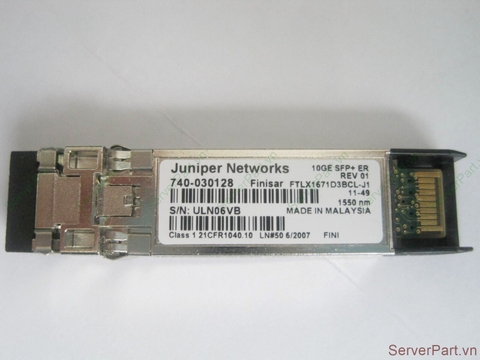 17028 Mô đun quang Module Juniper 10GBASE-ER 1550nm 40km Transceiver SFP+ EX-SFP-10GE-ER 740-030128