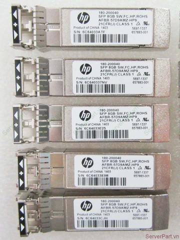 17201 Mô đun quang Module HP 8Gb FC SFP+ SW 850 nm Transceiver sp 657883-001 180-200040