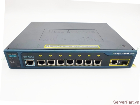 17355 Switch Cisco Catalyst 2960 8 Port 10/100/1000 Ethernet WS-C2960G-8TC-L