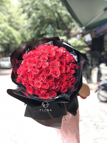 Bó hoa hồng đỏ