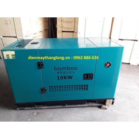 Máy phát điện Bamboo 10kw 12000A (chạy dầu - vỏ cách âm)