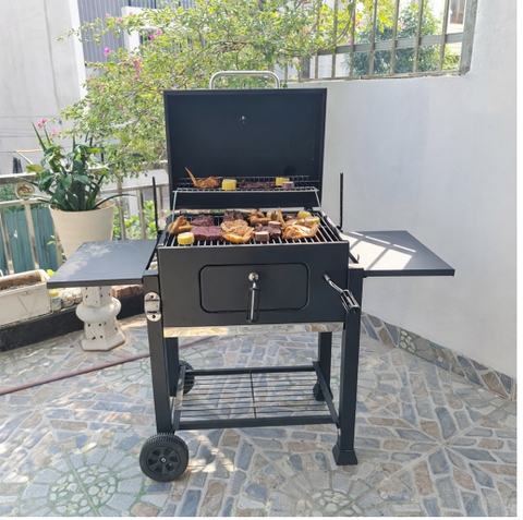 Bếp nướng than hoa không khói Landmann LM210 tự quay cao cấp