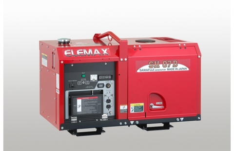 Máy phát điện Elemax SH07D Nhật Bản (6KVA) Vỏ chống ồn