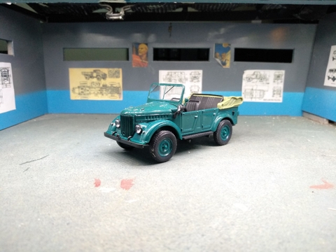 Mô hình xe Nga Gaz 69A