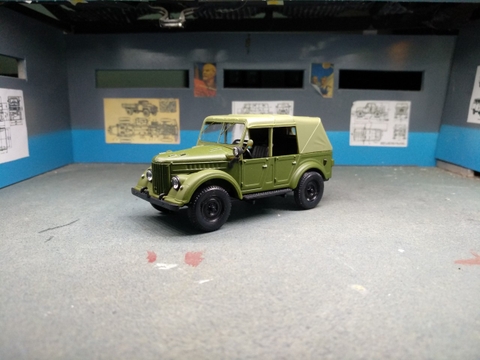 Mô hình xe Nga Gaz 69A