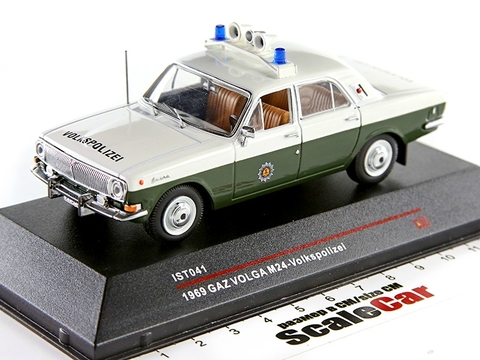Mô hình xe Nga Gaz M24 Volga cảnh sát