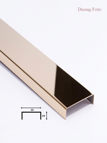 Gia công nẹp U inox trang trí
