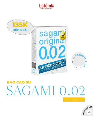 Sagami 0.02 xanh - 3c
